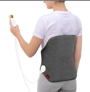 Comfytemp XL Electric Heating Pad with Adjustable Waist Strap for Back Pain Reli